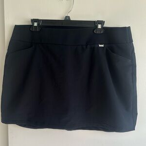 Greg Norman Collection Black Mini Skort